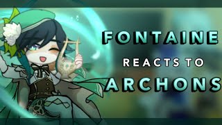 Fontaine reacts to Venti  45  RoseGacha [upl. by Ame]