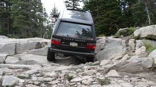 Range Rover P38 OffRoad Holy Cross Trail Minturn Colorado [upl. by Llerryt]