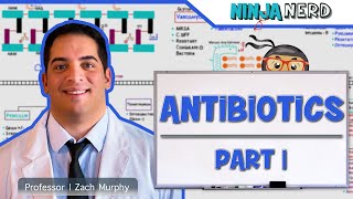 Antibiotics Cell Wall Synthesis Inhibitors Part 1 [upl. by Naryt577]