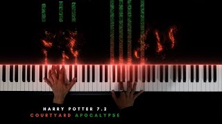 Harry Potter 72  Courtyard Apocalypse Piano Version [upl. by Desmund]