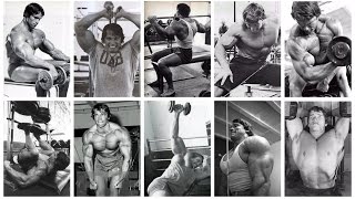 ARNOLD SCHWARZENEGGER  ALL EXERCISES [upl. by Friday]