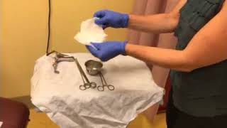 IUD Tray Set Up  Original Video [upl. by Udelle]