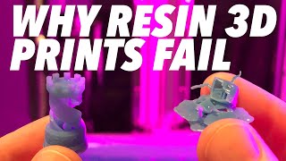 Why Resin 3D Prints Fail  Improve Your Prints  Tips on Understanding Overhangs and Supports [upl. by Zingg266]