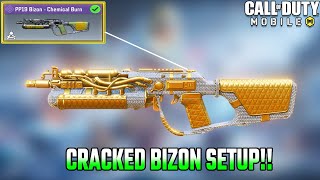 New PP19 Bizon Gunsmith LoadoutClass Setup  Zero Recoil  Fast ADS Season 1 Cod Mobile [upl. by Teevens577]