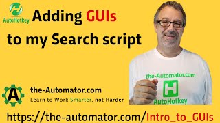 How to easily add a GUI to your script  AutoHotkey GUIs are easy [upl. by Diandre]