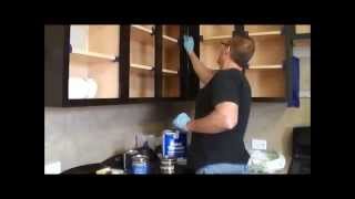 How to gel stain kitchen cabinets [upl. by Bisset]