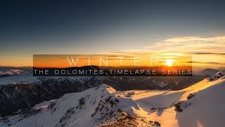 WINTER  DOLOMITES 4K TIMELAPSE [upl. by Lira719]