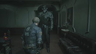 Aparece Mr X por primera vez 😅 Resident Evil 2 Remake Playstation 4 Gameplaysnocomentados [upl. by Malinowski]