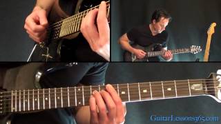 Seek and Destroy Guitar Lesson  Metallica  Main Riffs [upl. by Namrak]