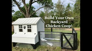 DIY Chicken Coop  Build Plans and Tour [upl. by Gabriele377]