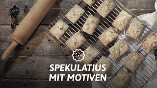 Rezept Spekulatius mit Motiven von Dr Oetker [upl. by Oiligriv]