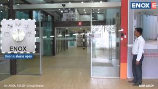 ENOX AUTOMATIC SENSOR DOOR [upl. by Atiuqahs]