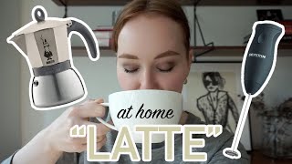 HOW TO MAKE A quotLATTEquot AT HOME moka pot  frother [upl. by Hanforrd]