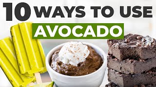 10 Recipes that use Avocado ON THE KETO DIET [upl. by Yessak]