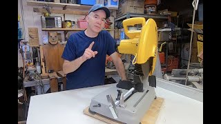 DeWalt Metal Cutting Chop Saw  Basic Review [upl. by Nwahser]