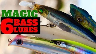 6 Must Have Bass lures for Sea Fishing [upl. by Anirok]