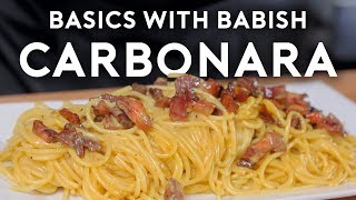 Carbonara  Basics with Babish [upl. by Sayer]