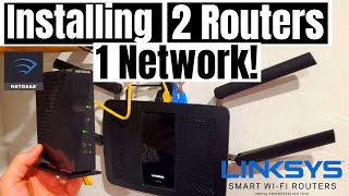 HOME NETWORKING 101 HOW TO CONNECT 2 ROUTERS IN ONE HOME NETWORK [upl. by Amargo]