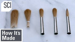 How Its Made Artist Paint Brushes [upl. by Nipsirc884]