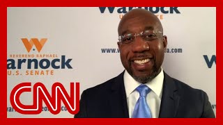 Raphael Warnock gives first interview after projected Senate win [upl. by Kcirtap]