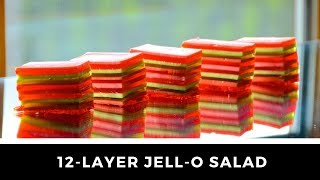 How to make LAYERED JELLO [upl. by Neufer726]