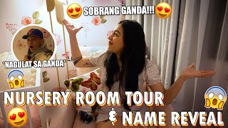 NURSERY ROOM TOUR amp NAME REVEAL NI BABY  ZEINAB HARAKE [upl. by Odelet]