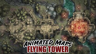 Animated MapsFlying Tower [upl. by Hazeghi971]