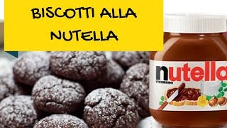 Biscotti veloci alla Nutella [upl. by Oinafipe41]