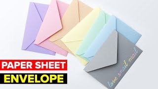 How to Make Paper Envelope  DIY Easy Paper Envelope [upl. by Cinamod]