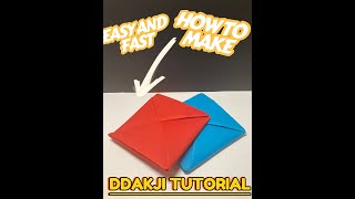 DIY How to make ddakji [upl. by Jean843]