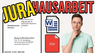 HAUSARBEIT alle FORMALIA einstellen In 10 EINFACHEN SCHRITTEN [upl. by Ellerrehc187]