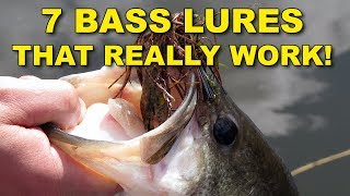 7 Best Bass Lures That Work Year Round  Bass Fishing [upl. by Robson]