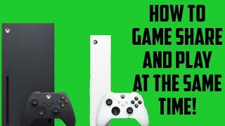 How to play at the same time Xbox game share [upl. by Pang295]