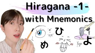 Hiragana 1 Learn Hiragana with Mnemonics [upl. by Annohsat]