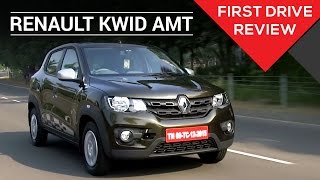 Renault Kwid 10 Easy R AMT  First Drive Review  Zigwheels [upl. by Ornas]