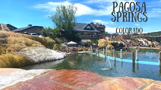 The Springs Resort amp Spa in Pagosa Springs Colorado  Deepest Geothermal Hot Spring [upl. by Ecirtak587]