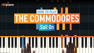 How to Play quotSail Onquot by Commodores Lionel Richie  HDpiano Part 1 Piano Tutorial [upl. by Ihcur]