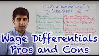 Wage Differentials  Advantages and Disadvantages with Evaluation [upl. by Vince]