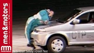 Pedestrian Safety  Crash Test [upl. by Kcim]