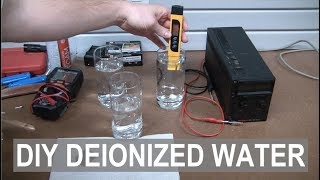 DIY Deionized Water  ElementalMaker [upl. by Nnaarat]