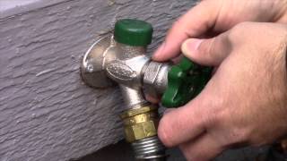 PRIER Style Hydrant Repair Video  Leaking Behind Handle [upl. by Eidas]