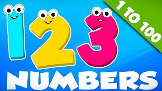 Big Number Song  Learn Numbers From 1 To 100  Nursery Rhymes By Kids [upl. by Scarlett]