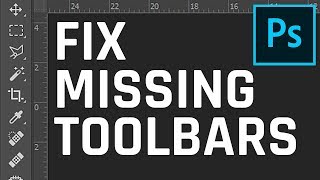 Photoshop Toolbar Missing [upl. by Danyette]