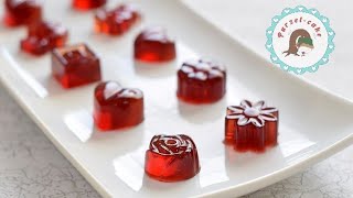 Selbstgemachte Fruchtgummis  Gummibärchen Saftbärchen Rezept [upl. by Enohsal]