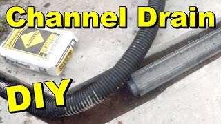 How To Install a Driveway Channel Drain [upl. by Nguyen744]