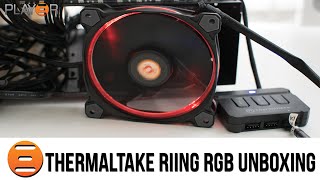 Thermaltake Riing 12 RGB 120mm Fan Overview  Play3r [upl. by Kusin]