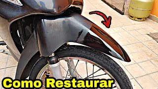 Como Restaurar Pintura Queimada de Moto e Carro [upl. by Kahle]