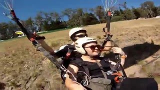 Tandem paragliding take off and landings [upl. by Enrobialc]