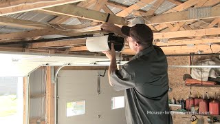 How To Install A Garage Door Opener [upl. by Sal]