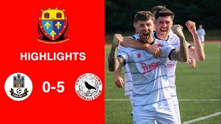 Caerleon 05 Cwmbrân Town  Gwent FA Senior cup  Quarter final highlights [upl. by Shina]